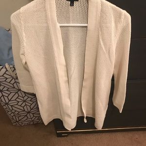 Talbots Cream cardigan